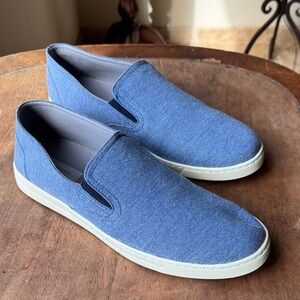 Hagen Carmel Denim Blue Slip-On Loafers Men's Size 11